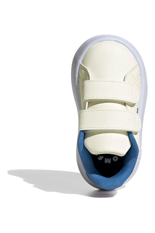 Cremefarbene Sneakers mit Bubblecomfy-Sohle und farbenfrohen Grafiken Adidas Advantage CF I