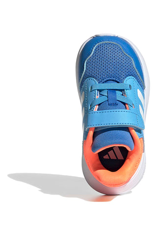 Blaue und orangefarbene Sneakers mit Cloudfoam-Sohle Adidas Tensaur Run 3.0 EL I