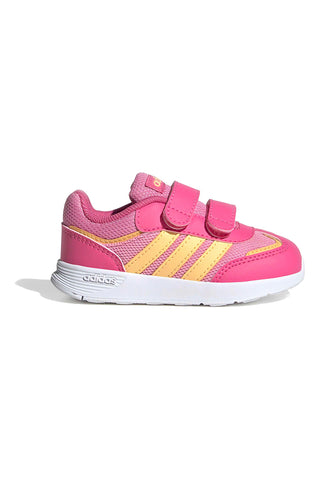 Sneakers rosa con dettagli gialli e suola in gomma Adidas VS Pace 2.0 CF I