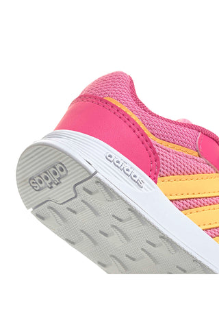 Sneakers rosa con dettagli gialli e suola in gomma Adidas VS Pace 2.0 CF I