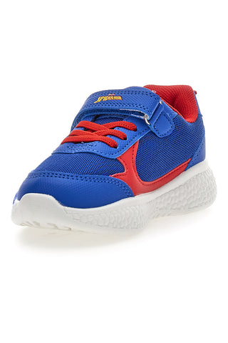 Blaue und rote Turnschuhe mit Lichtern Spiderman M14474