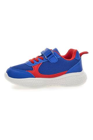 Blaue und rote Turnschuhe mit Lichtern Spiderman M14474