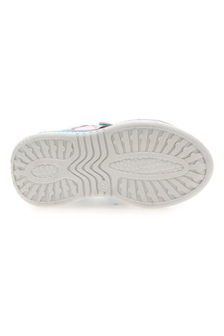 Gefrorene blaue Turnschuhe mit Lichtern D14467