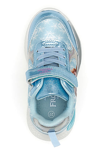Gefrorene blaue Turnschuhe mit Lichtern D14467