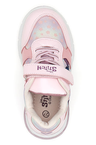 Sneaker rosa con luci Stitch D14638