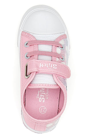 Sneaker rosa con luci Stitch D14450