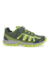 Scarpa da ginnastica da ragazzo grigia e verde fluo con strappo Australian Spin