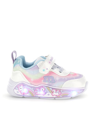 Mehrfarbige Turnschuhe mit Riemen und Lichtern M Kinder MJ6028