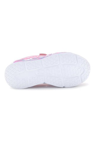 Sneakers rosa con strappi e luci Mkids MJ6036