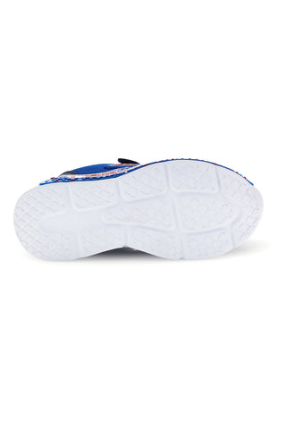 Sneakers blu con strappi e luci Mkids MJ6040