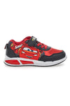 Scarpe nere e rosse con luci e strappo Cars D5010220T10