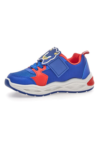 Blaue und rote Schuhe mit Lichtern und Riemen Sonic N9610085T