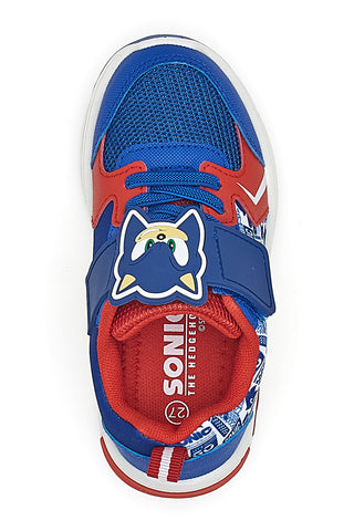 Blaue und rote Schuhe mit Lichtern und Riemen Sonic N9610085T