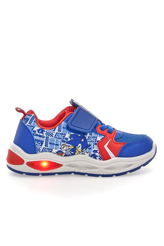 Blaue und rote Schuhe mit Lichtern und Riemen Sonic N9610085T
