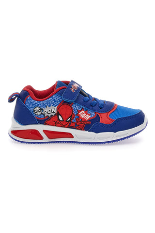 Sneakers blu con luci chiusura a strappo Spiderman R1310633T10