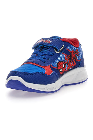 Sneakers blu con luci chiusura a strappo Spiderman R1310633T10