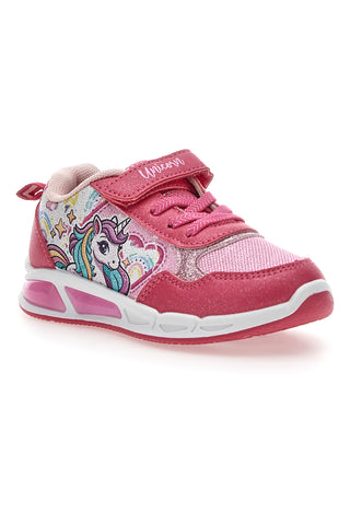 Scarpe rosa con luci e strappo Funicorn S8010199T10