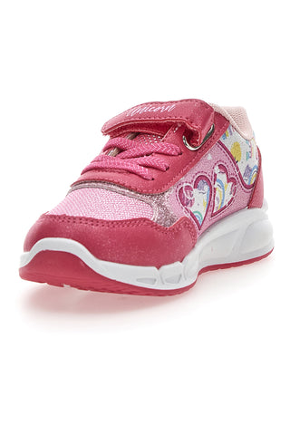 Scarpe rosa con luci e strappo Funicorn S8010199T10