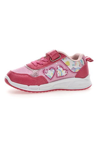 Scarpe rosa con luci e strappo Funicorn S8010199T10