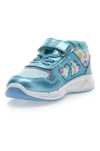 Scarpe azzurre con luci e strappo Funicorn S8010199T10