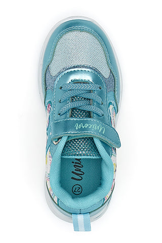 Scarpe azzurre con luci e strappo Funicorn S8010199T10