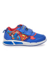 Scarpe blu e rosse con luci e doppio strappo Superman W1030028T