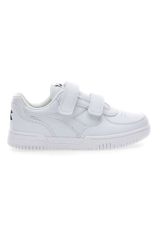 Diadora Raptor Low PS Weiße Sportschuhe mit Klettverschluss