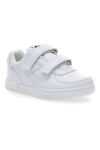 Diadora Raptor Low PS Weiße Sportschuhe mit Klettverschluss