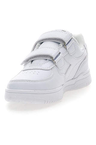 Diadora Raptor Low PS Weiße Sportschuhe mit Klettverschluss