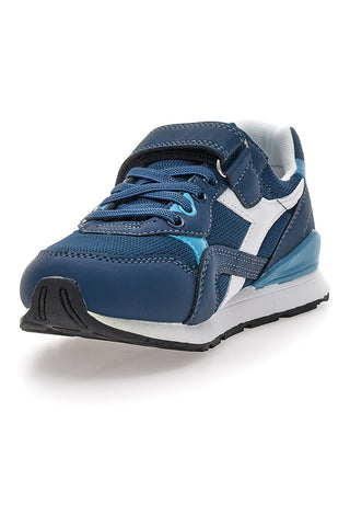 Blaue Turnschuhe mit Klettverschluss Diadora N.92 PS