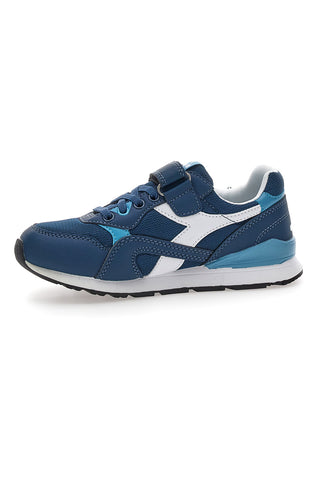 Blaue Turnschuhe mit Klettverschluss Diadora N.92 PS
