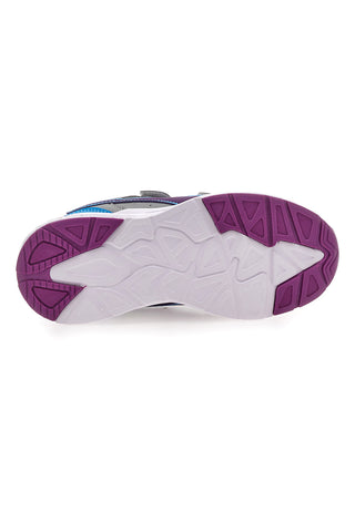 Sneakers grigie con velcro Diadora Falcon 5 SL JR V