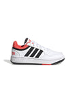 Sneakers bianche e nere basse Adidas Hoops 3.0 K