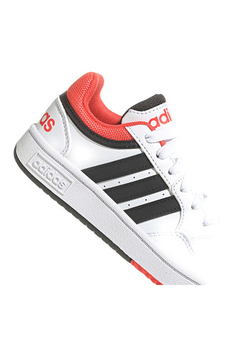 Adidas Hoops 3.0 K Low-Top Sneaker in Schwarz und Weiß