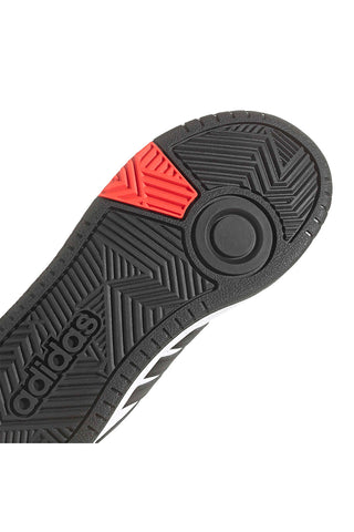 Sneakers bianche e nere basse Adidas Hoops 3.0 K