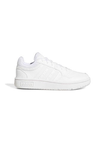 Klassische weiße Adidas Hoops 3.0 K Sneaker