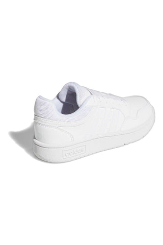 Klassische weiße Adidas Hoops 3.0 K Sneaker