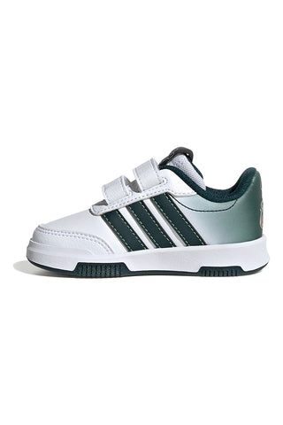 Sneakers bianche e verdi con dettagli Mickey Adidas Tensaur Mickey CFI