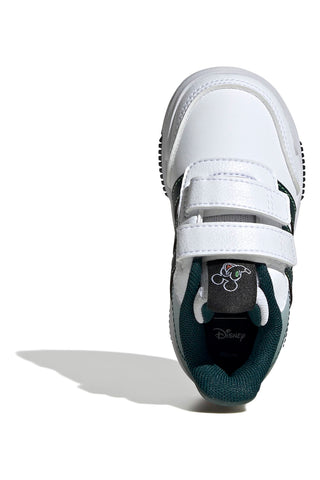 Sneakers bianche e verdi con dettagli Mickey Adidas Tensaur Mickey CFI