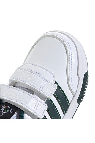 Sneakers bianche e verdi con dettagli Mickey Adidas Tensaur Mickey CFI