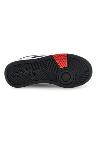 Weiße Turnschuhe mit Doppelriemen Adidas Hoops 3 Cf c