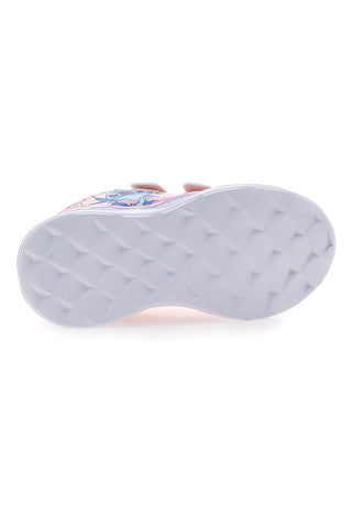 Rosa Sneakers mit Lichtern mit Stitch-Druck D6020161S