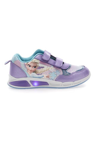 Sneakers lilla azzurre con stampa Frozen D4310649S