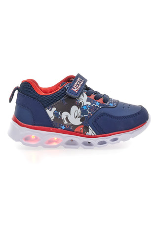 Blaue Sneakers mit Lichtern und Mickey Mouse Druck Mickey Mouse D2010448S