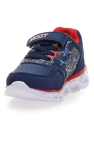 Blaue Sneakers mit Lichtern und Mickey Mouse Druck Mickey Mouse D2010448S