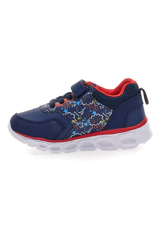 Blaue Sneakers mit Lichtern und Mickey Mouse Druck Mickey Mouse D2010448S
