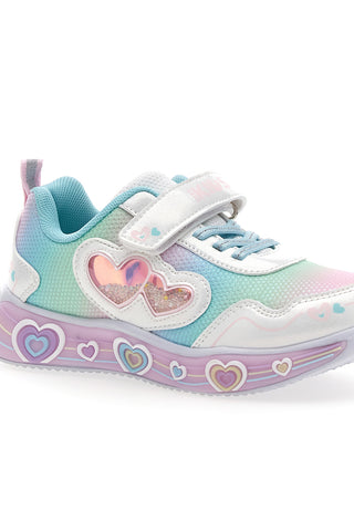 Mehrfarbige Schuhe mit Lichtern und Riemen Pitt Kinder 11314