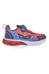 Scarpe blu e rosse con luci e strappo Pitt kids 11570