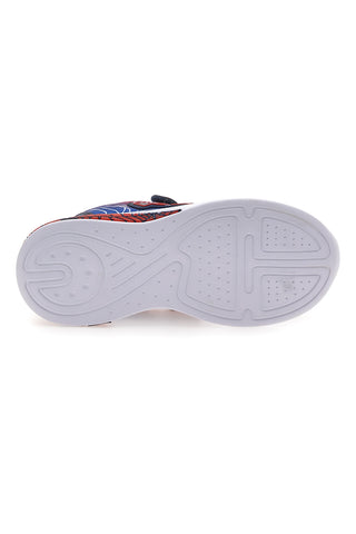 Scarpe blu e rosse con luci e strappo Pitt kids 11570