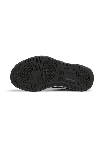 Schwarze und weiße Sneaker mit Klettverschluss: Puma Rebound Slam Lo AC+ PS